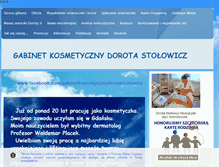 Tablet Screenshot of dorotastolowicz.com